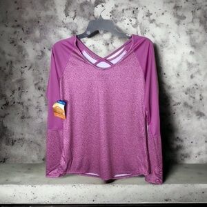 Columbia Whispering Lakes Long Sleeve Shirt NWT Small Purple